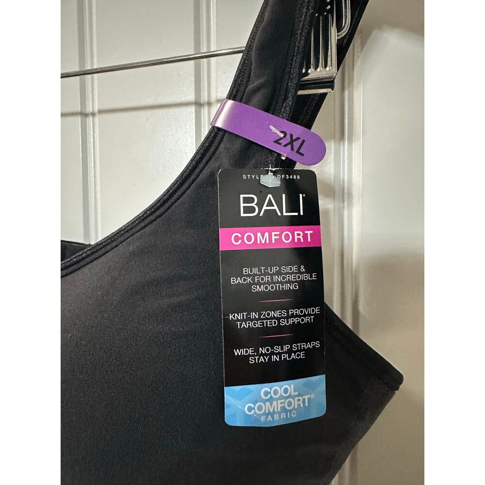 Bali Comfort Active Wear Workout Bra 2XL Neutral Cooling Hiking Outdoor Yoga - Picture 2 of 6